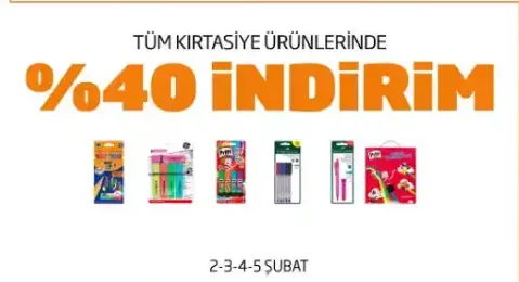 Kırtasiye Ürünlerinde İndirimler