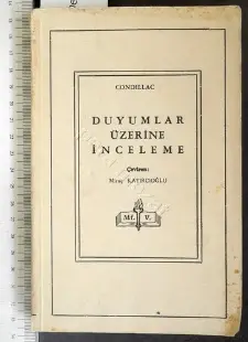 Duyumlar Üzerine İnceleme / Condillac