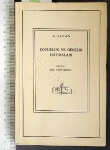 Çocukluk ve Gençlik Hatıraları / E.Renan